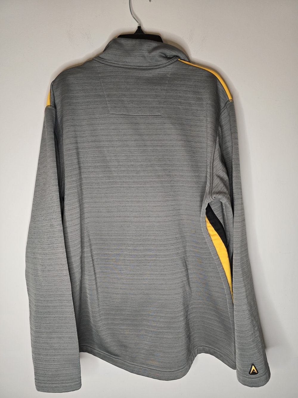 NFL Steelers Gray & Yellow Quarter-Zip Pullover Sweatshirt - Picture 4 of 4